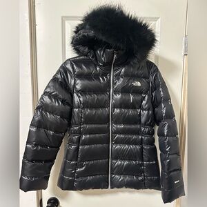 The North Face Women's Shiny Black Puffer Coat